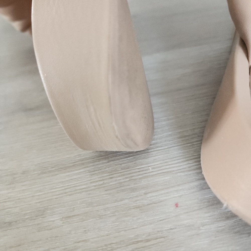 Ash Chunky Leather Platform Slide - image 4